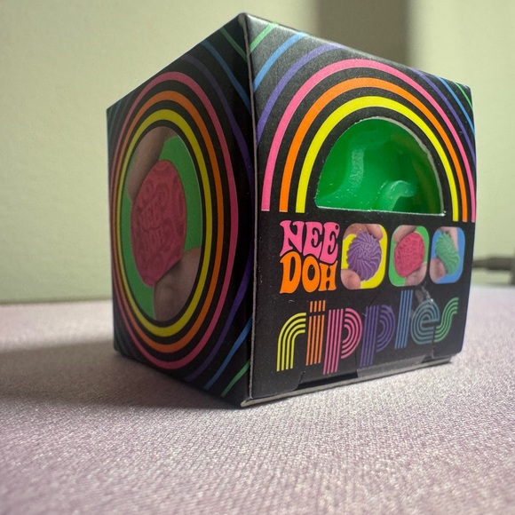 Needoh | Toys | Mini Needoh Green Ripples Squishy | Poshmark